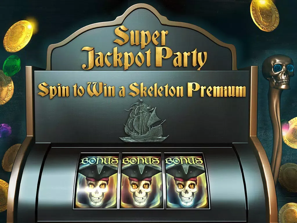 Скриншоты Super Jackpot Party - Spin To Win A Skeleton Premium iPad 