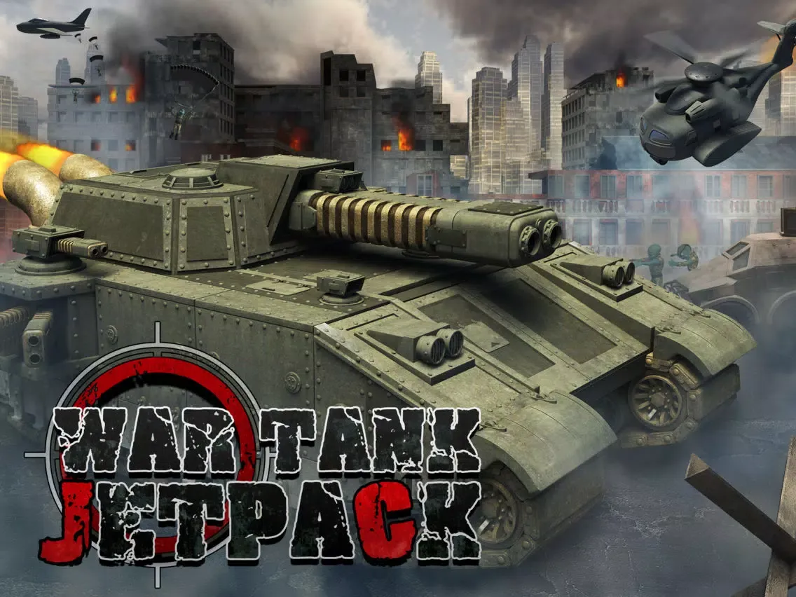 War Tank Jetpack iPad  स्क्रीनशॉट