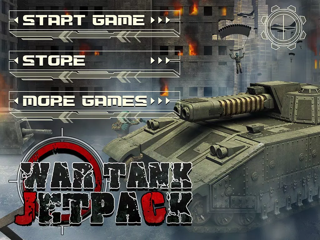 ภาพหน้าจอของ War Tank Jetpack iPad 