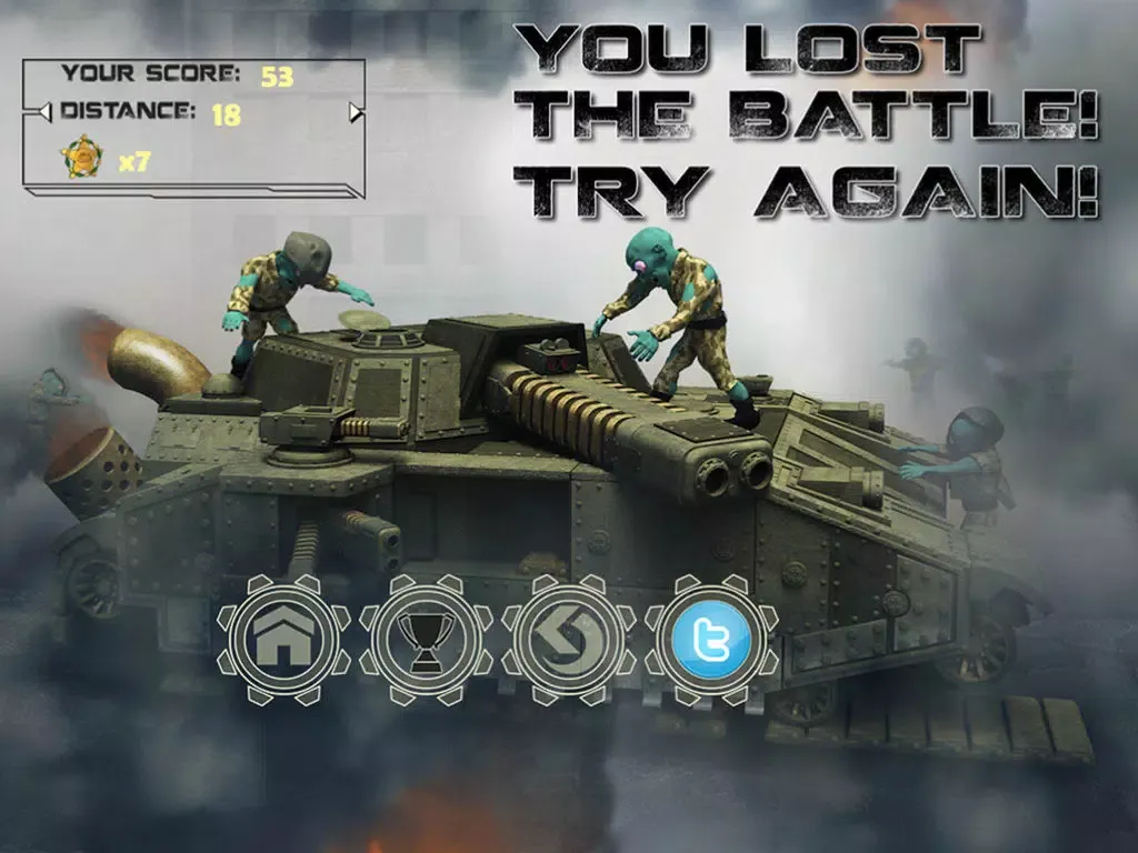 War Tank Jetpack iPad  स्क्रीनशॉट