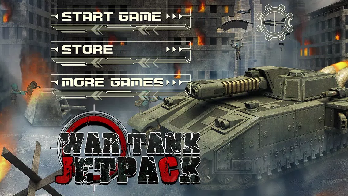 ภาพหน้าจอของ War Tank Jetpack