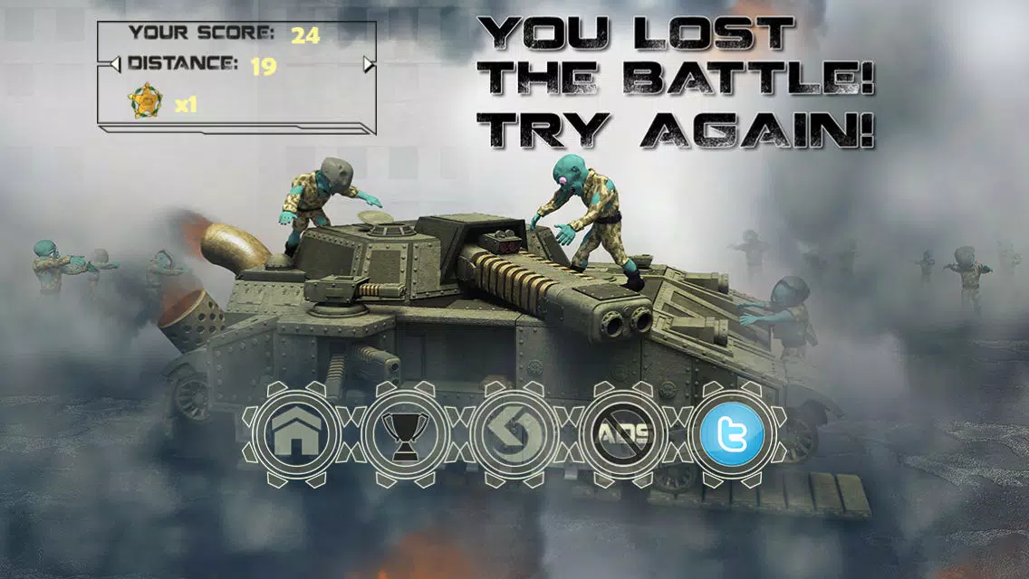 ภาพหน้าจอของ War Tank Jetpack