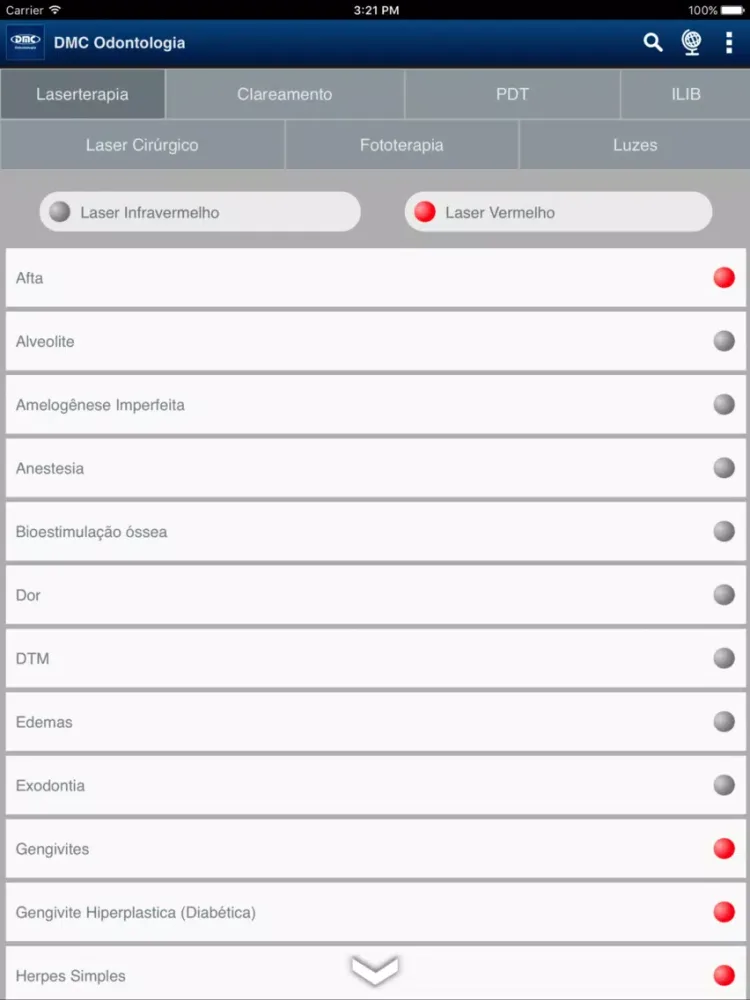 DMC Odontologia iPad 應用截圖