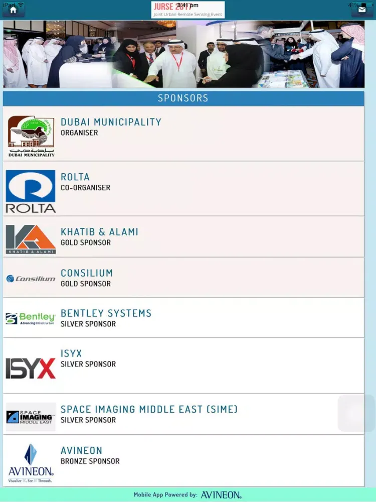 Скриншоты Dubai Municipality Conference - JURSE & GRASF iPad 
