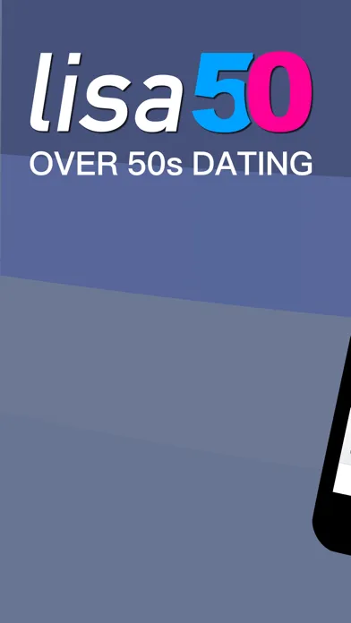 Lisa50 - Over 50 Dating App 스크린샷