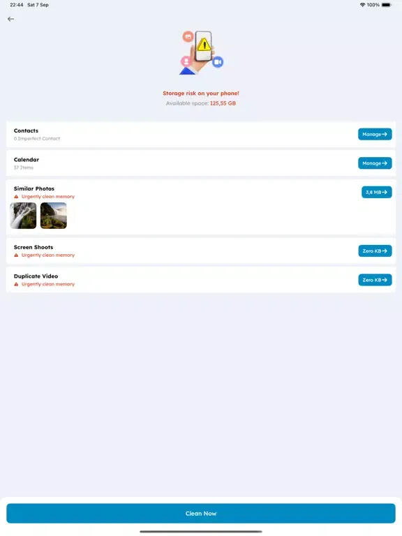 A I Cleaner - Video compressor iPad 應用截圖