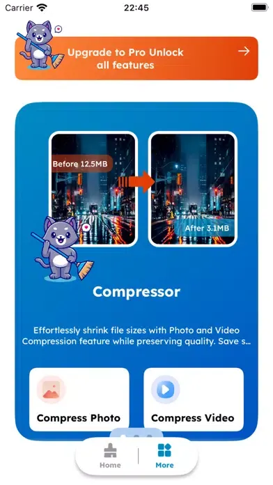 A I Cleaner - Video compressor應用截圖