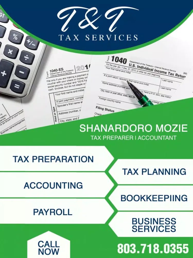 Tangkapan layar T & T TAX SERVICES iPad 