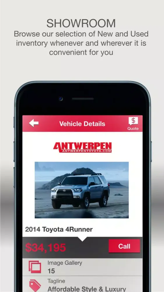 Zrzuty ekranu Antwerpen Toyota