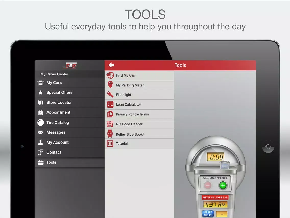 Canada Tire Company iPad  Screenshots