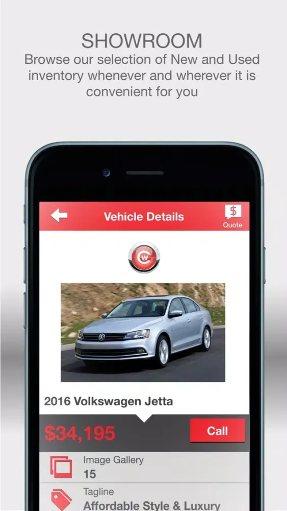Cardinale Volkswagen سکرین شاٹس