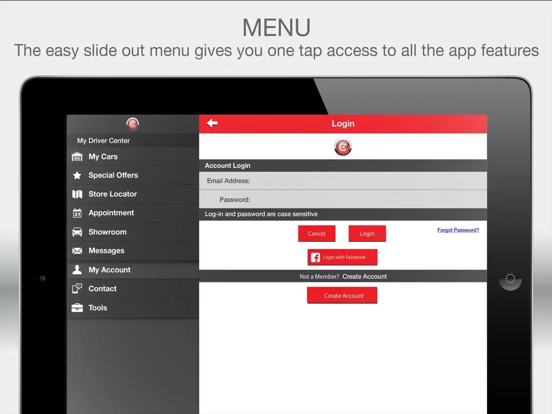 Ảnh chụp màn hình của CardinaleWay Mazda - Peoria iPad 