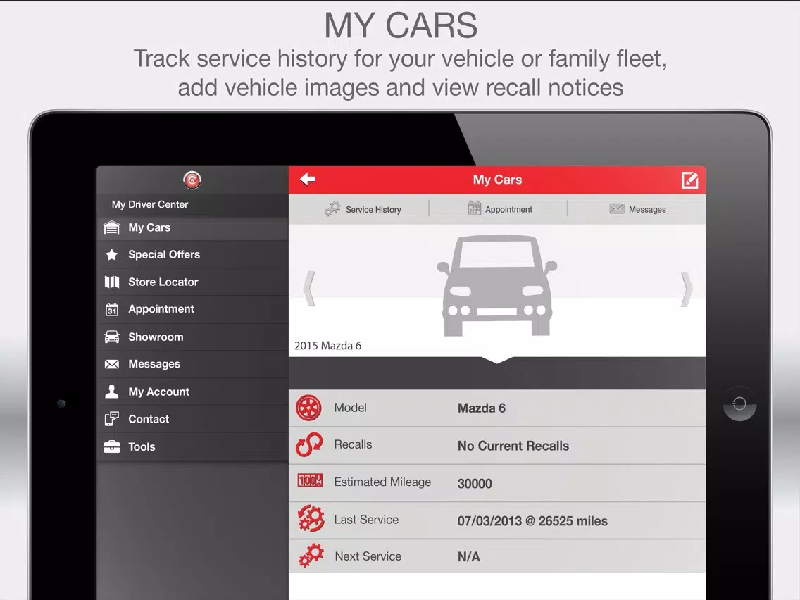 CardinaleWay Mazda - Peoria iPad  स्क्रीनशॉट