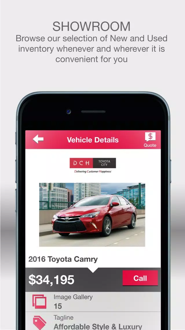 DCH Toyota City سکرین شاٹس