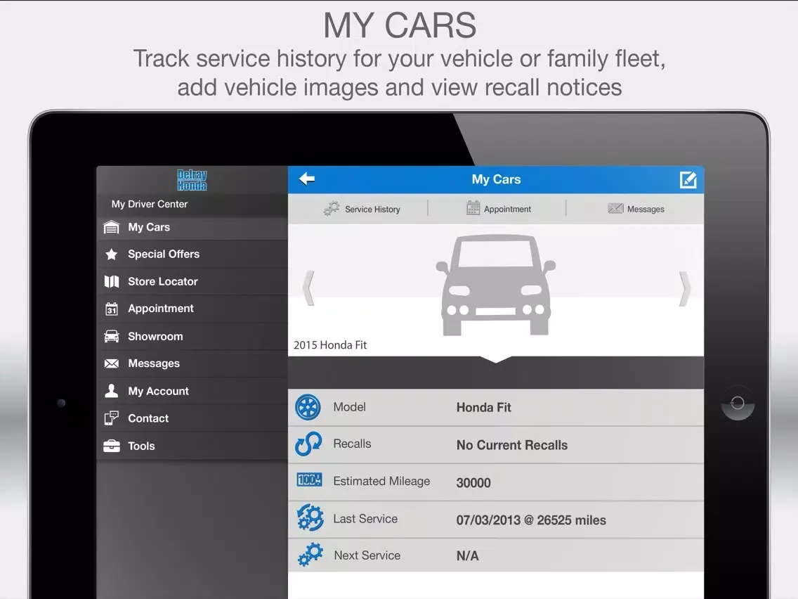 Delray Honda iPad  Screenshots