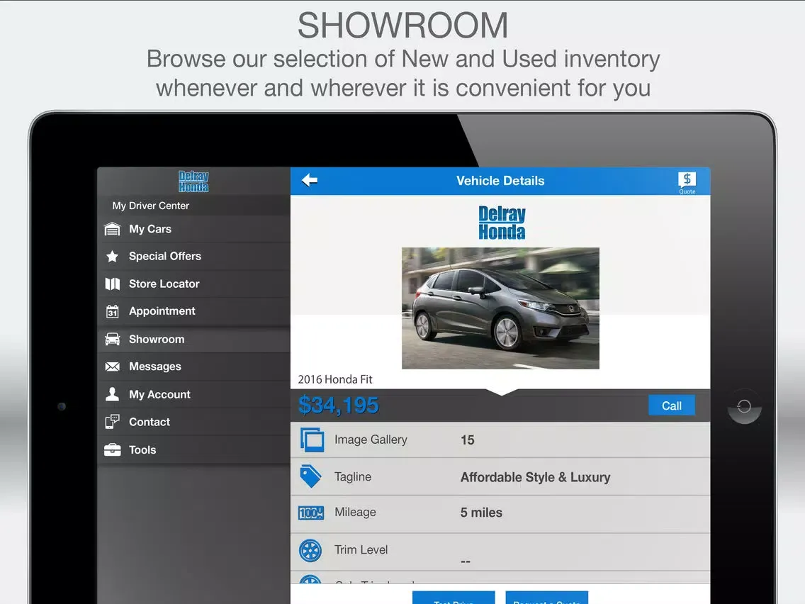 Delray Honda iPad  Screenshots