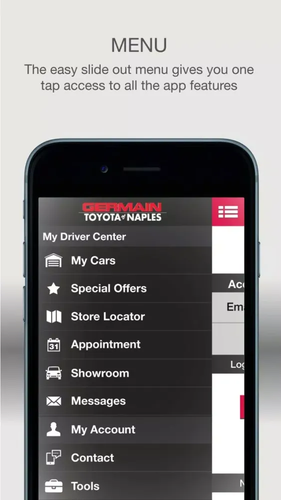 Capturas de pantalla de Germain Toyota Naples