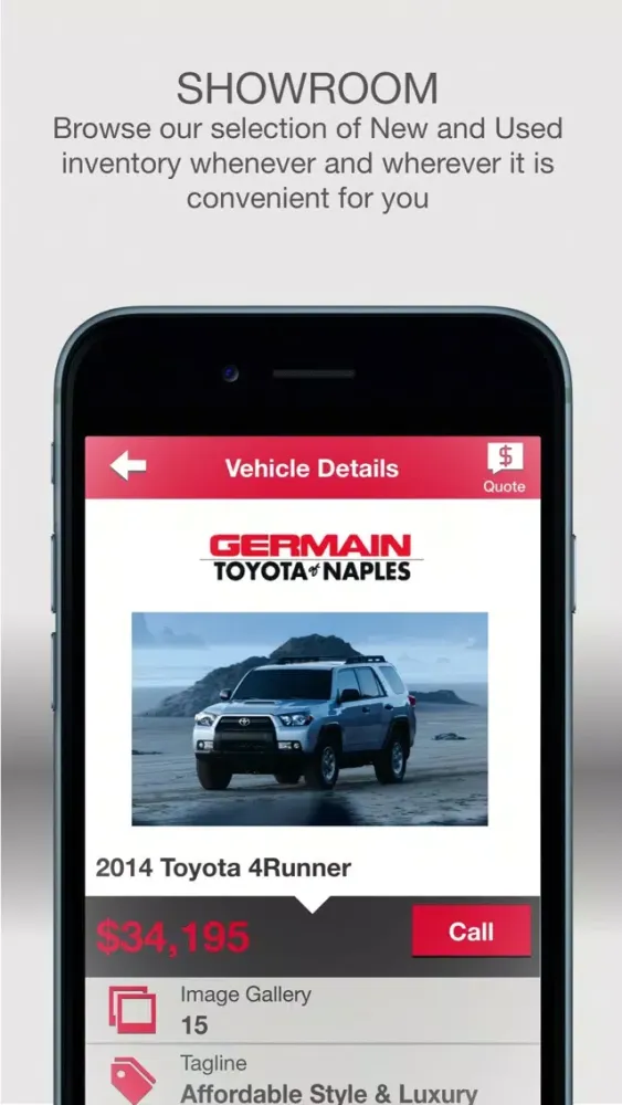 Capturas de pantalla de Germain Toyota Naples