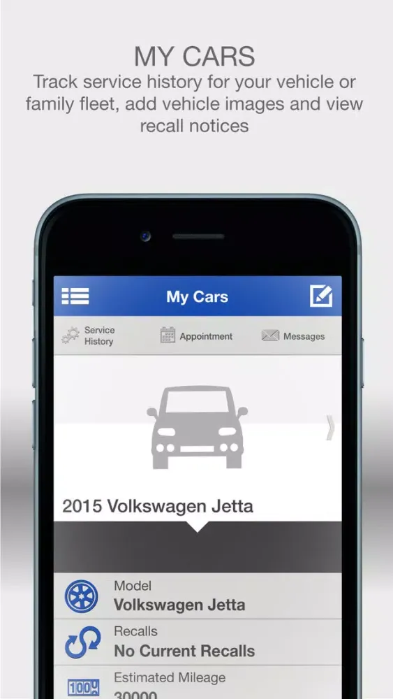 Tangkapan layar LHM Avondale Volkswagen