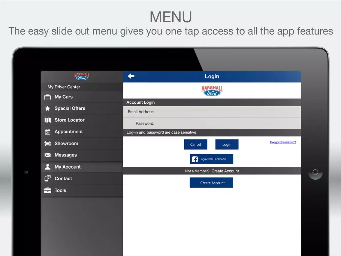 Screenshot di Marshall Ford iPad 