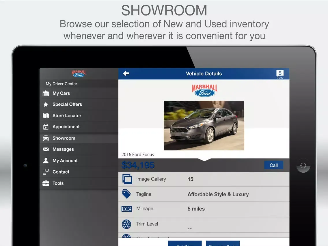 Screenshot di Marshall Ford iPad 