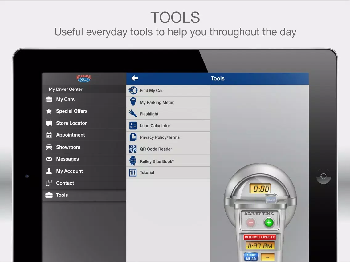 Marshall Ford iPad  Screenshots