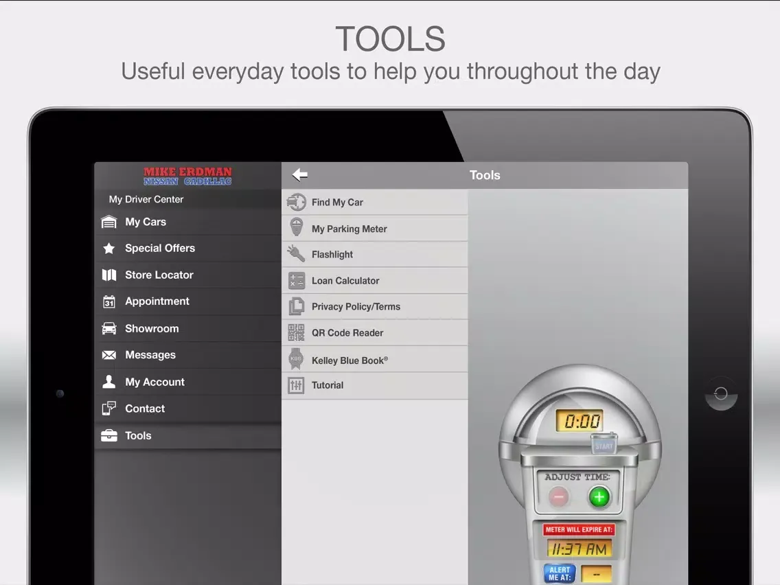 Скриншоты Mike Erdman Nissan Cadillac iPad