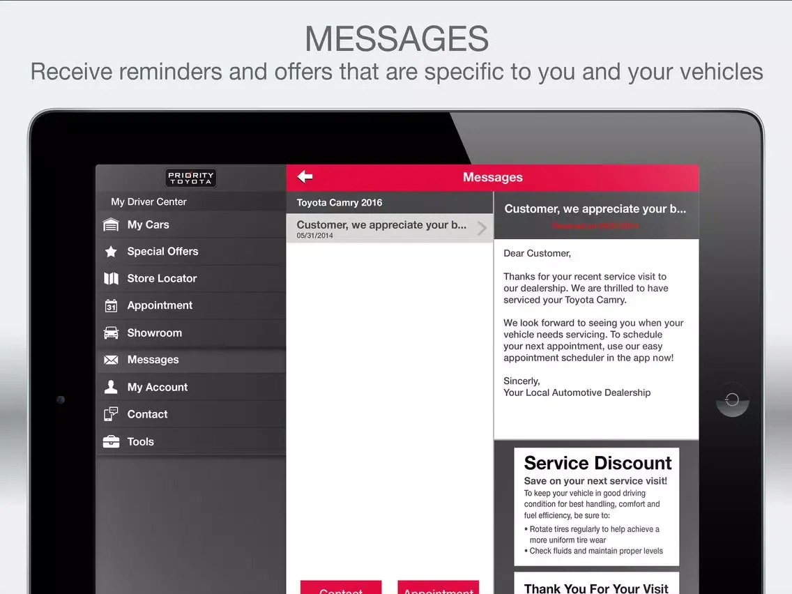 Priority Toyota of Richmond iPad  Screenshots