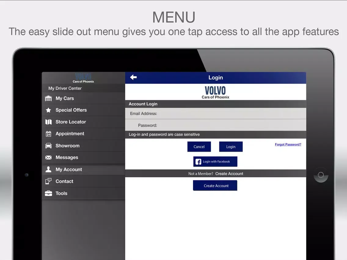 Volvo Cars of Phoenix iPad  Screenshots