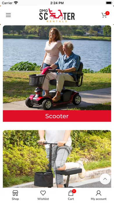 DMG Scooter Rental Screenshots