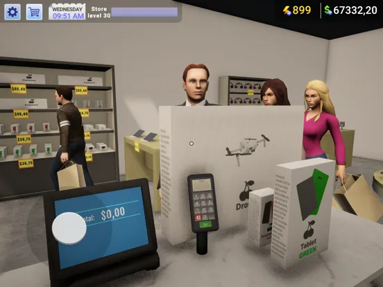 Electronics Store Simulator 3D iPad  Screenshots