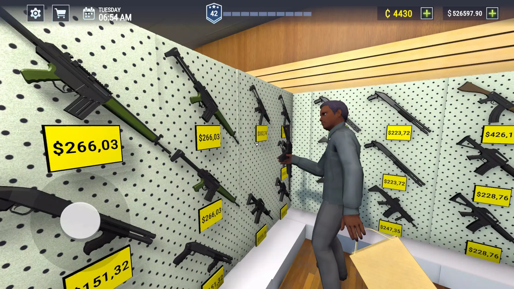 Capturas de tela do Gun Shop Simulator