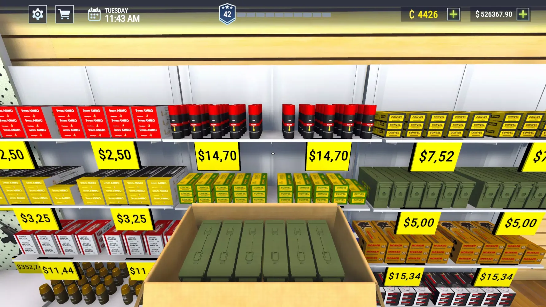 Capturas de tela do Gun Shop Simulator