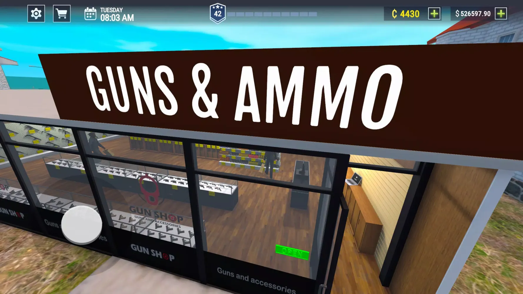 Capturas de tela do Gun Shop Simulator