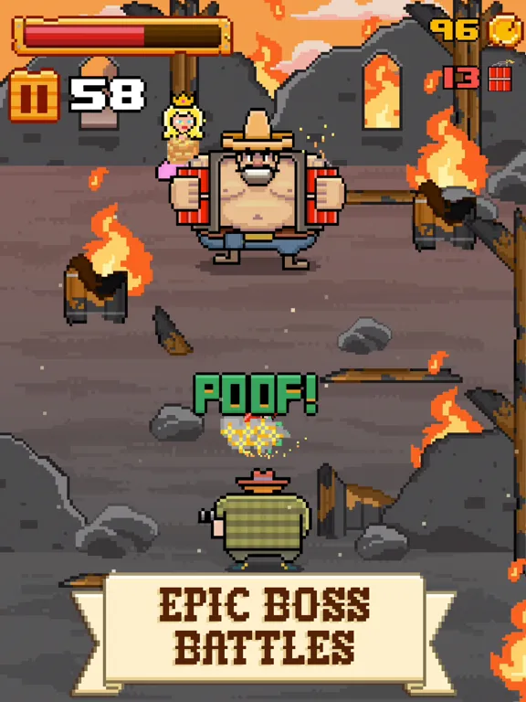 Capturas de tela do Timber West iPad 