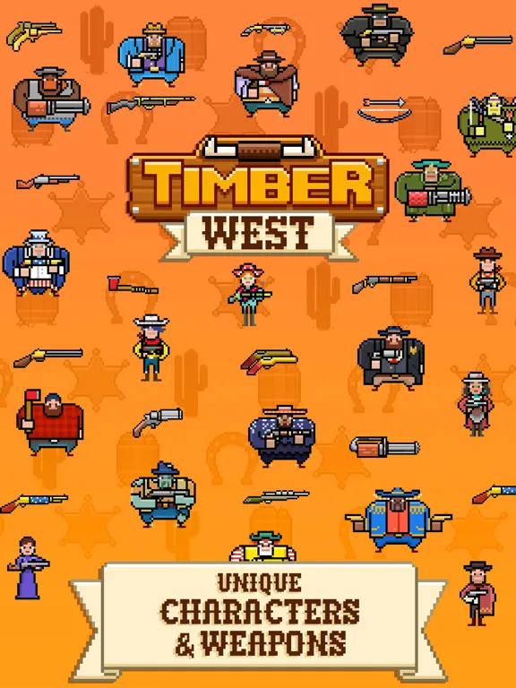 Capturas de tela do Timber West iPad 