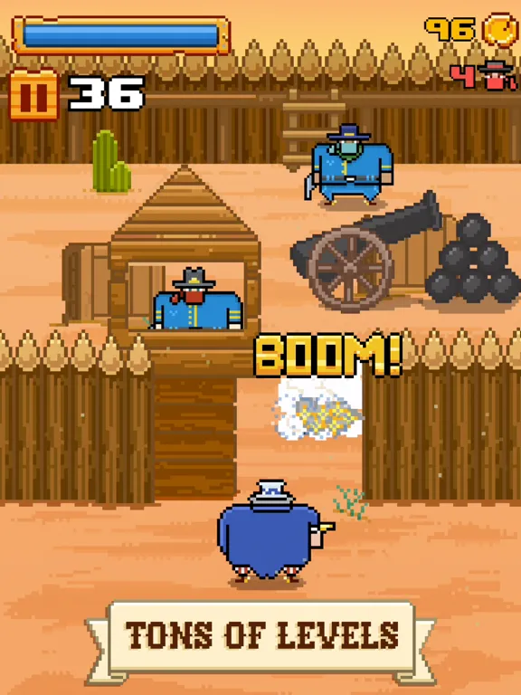 Capturas de tela do Timber West iPad 