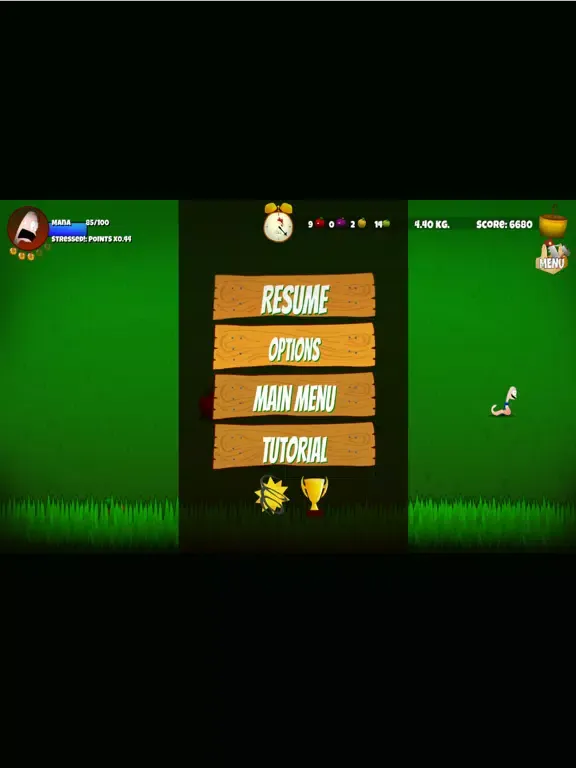 Worm Apple Run Chicken Kill iPad  Ekran Görüntüleri