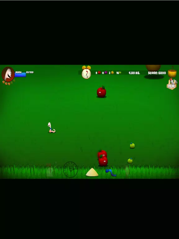 Worm Apple Run Chicken Kill iPad 應用截圖