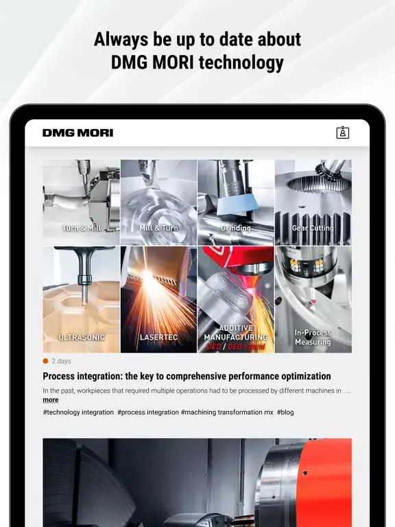 Screenshot di DMG MORI iPad 
