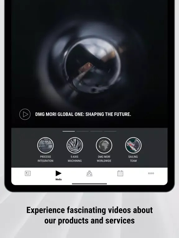Screenshot di DMG MORI iPad 