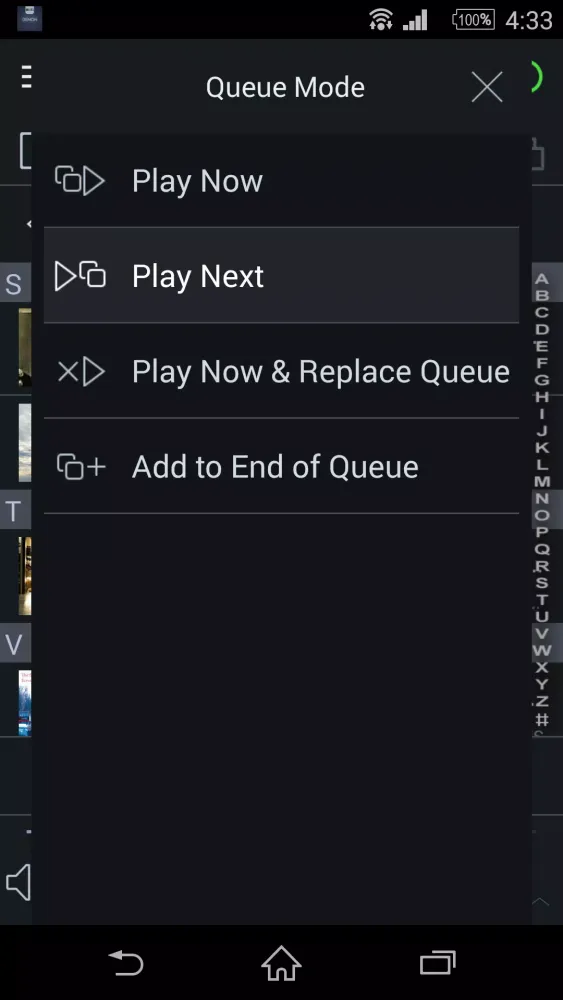 Denon Hi-Fi Remote Screenshots