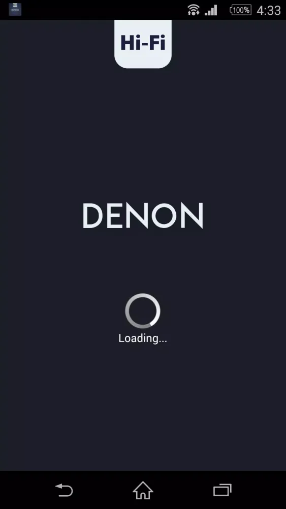 Denon Hi-Fi Remote Screenshots