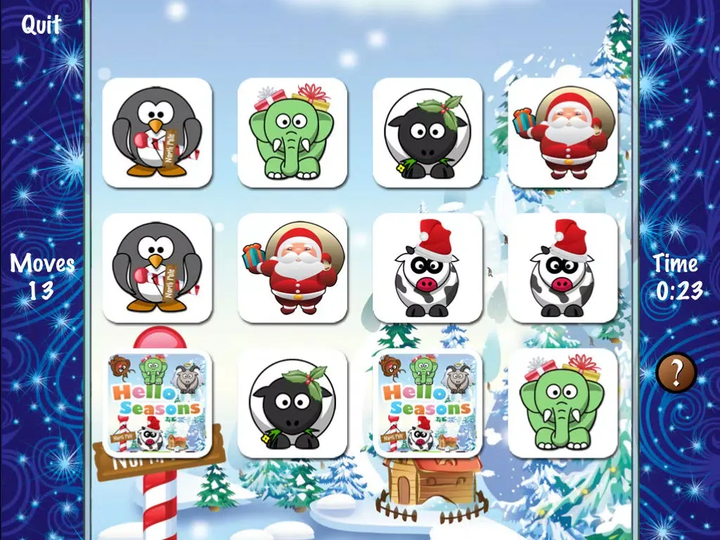 Hello Seasons - Christmas Edition - For Kids iPad  Screenshots