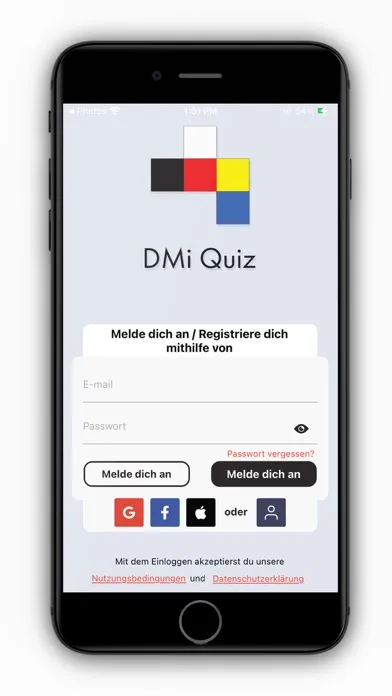 ภาพหน้าจอของ DMi Quiz