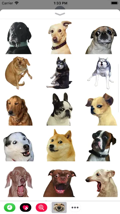 Capturas de tela do Funny Doge Animated Stickers