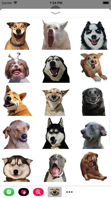 Capturas de tela do Funny Doge Animated Stickers