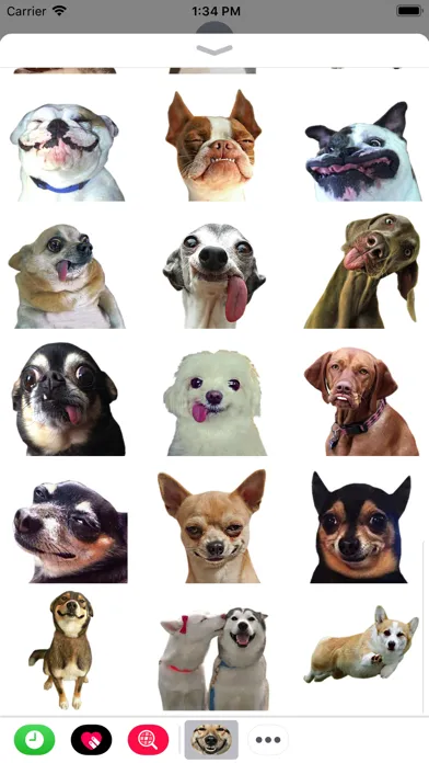 Capturas de tela do Funny Doge Animated Stickers