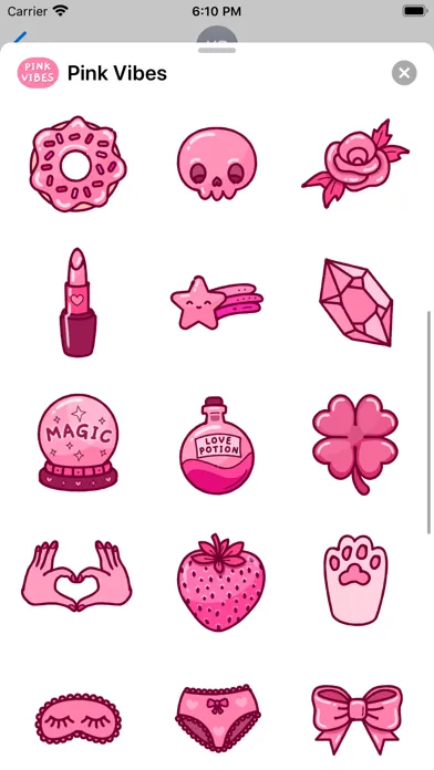 Ảnh chụp màn hình của Pink Vibes