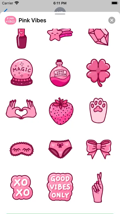 Ảnh chụp màn hình của Pink Vibes